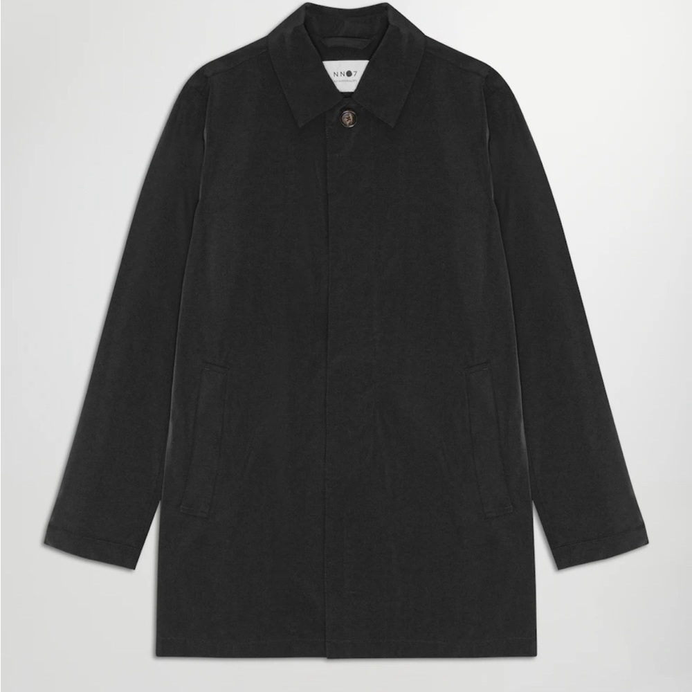NN07 Black vinyl Kim Car Coat